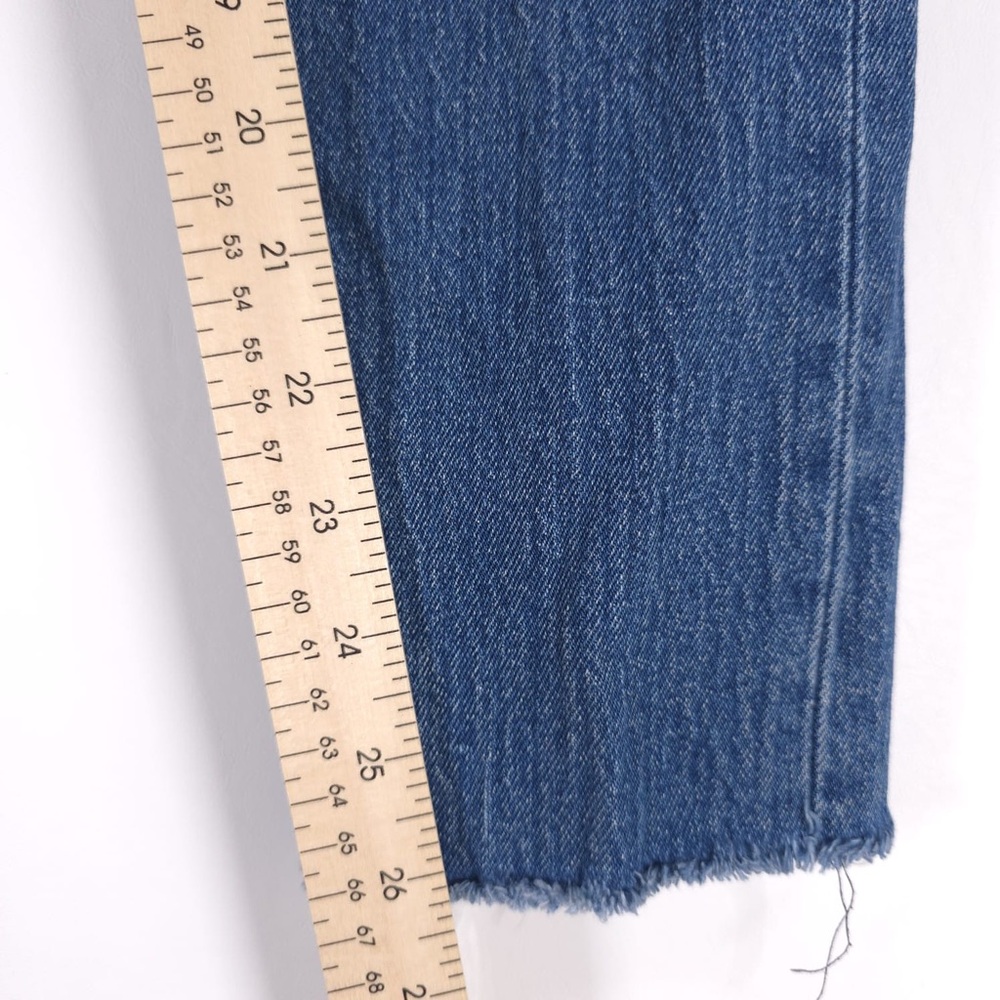 Levi’s WHITE OAK CONE DENIM Button Fly Jeans 29 High Rise Raw Hem 22861-0001 - Picture 7 of 15
